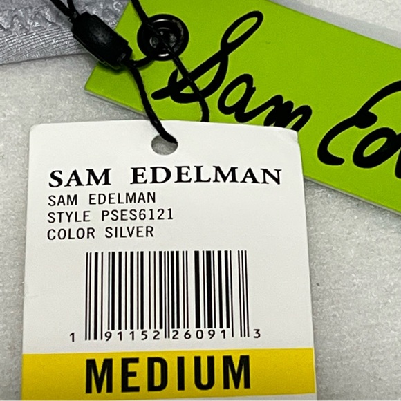 SAM EDELMAN Cheeky Silver Hipster Bikini Bottom Size M NWT - Picture 13 of 13